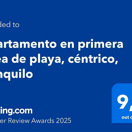 En Primera Linea De Playa, Centrico, Tranquilo Appartement *